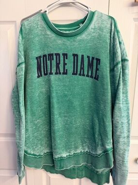Notre Dame Washed Crewneck Sweatshirt